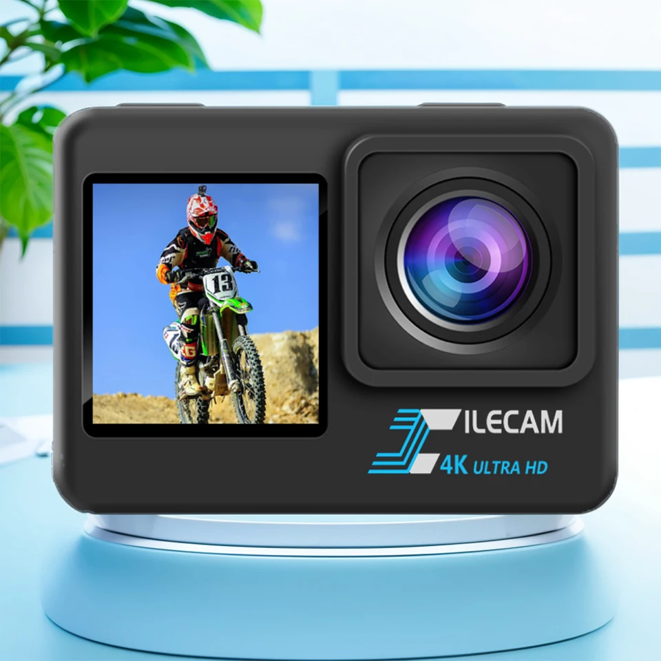 4K Dual Screen Waterproof Action Camera with WiFi