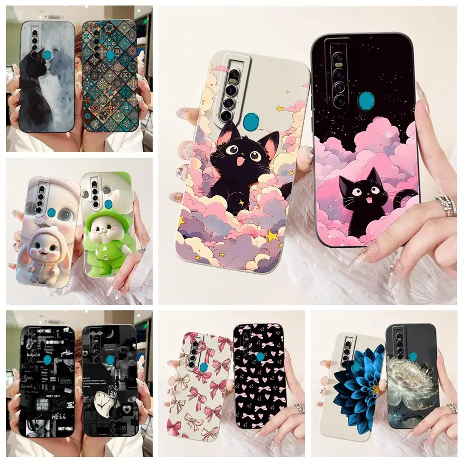 Cute Cat Cartoon Shockproof Phone Case Cover - Soft Protective s