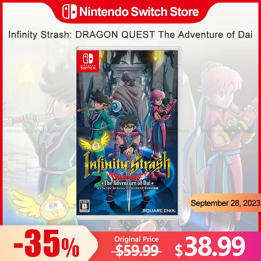 Infinity Strash Dragon Quest The Adventure Of Dai Nintendo Switch Game Deals 100% Scheda Di Gioco Fisica Originale Per Switch Console
