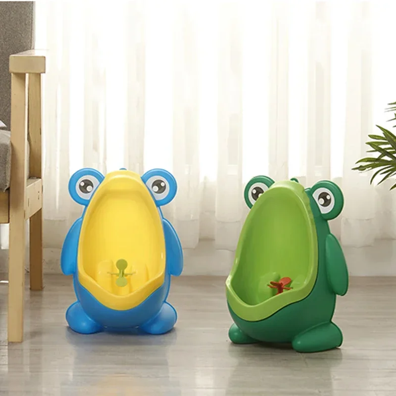 Cartoon Baby Toilet Urinal Boy Wall-mounted Urinal Frog Shape Boy Standing Urinal Toilet Training Urinal 4