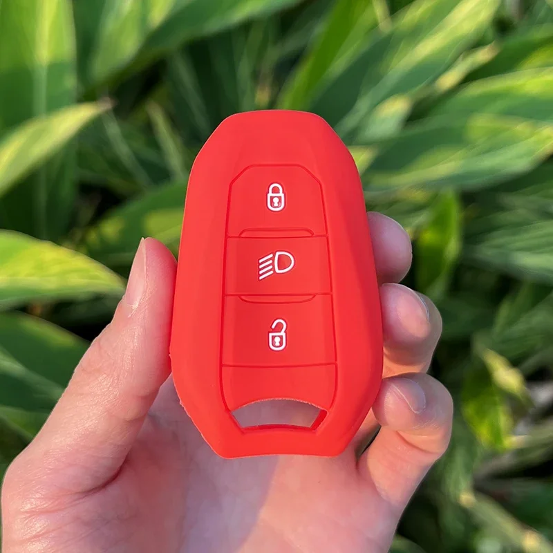 Silicone Car Key Case Cover for Citroen C2 C3 C5 X7 C4 Picasso Berlingo for Peugeot 208 308 408 508 3008 4008 5008 Smart Key key case,key case cover