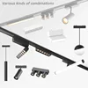 Remote Control LED Smart Track Lights Magnetic Rail Lighting Ultra Thin 6mm Surface Mounted Ceiling System Spodlight Floodlight 4