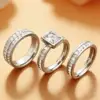 92834-2a8d8e.jpg Ensemble de 3 bagues en acier inoxydable plaqué or avec zircone (CZ) pour femme, bijoux classiques, accessoires, cadeau