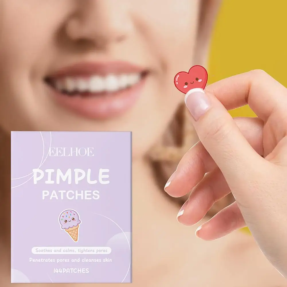 Colorful Cartoon Acne Patches Invisible Pimple Removal Anti-Acne Hydrocolloid Patches Ultra-thin  Concealer Beauty Makeup Tool