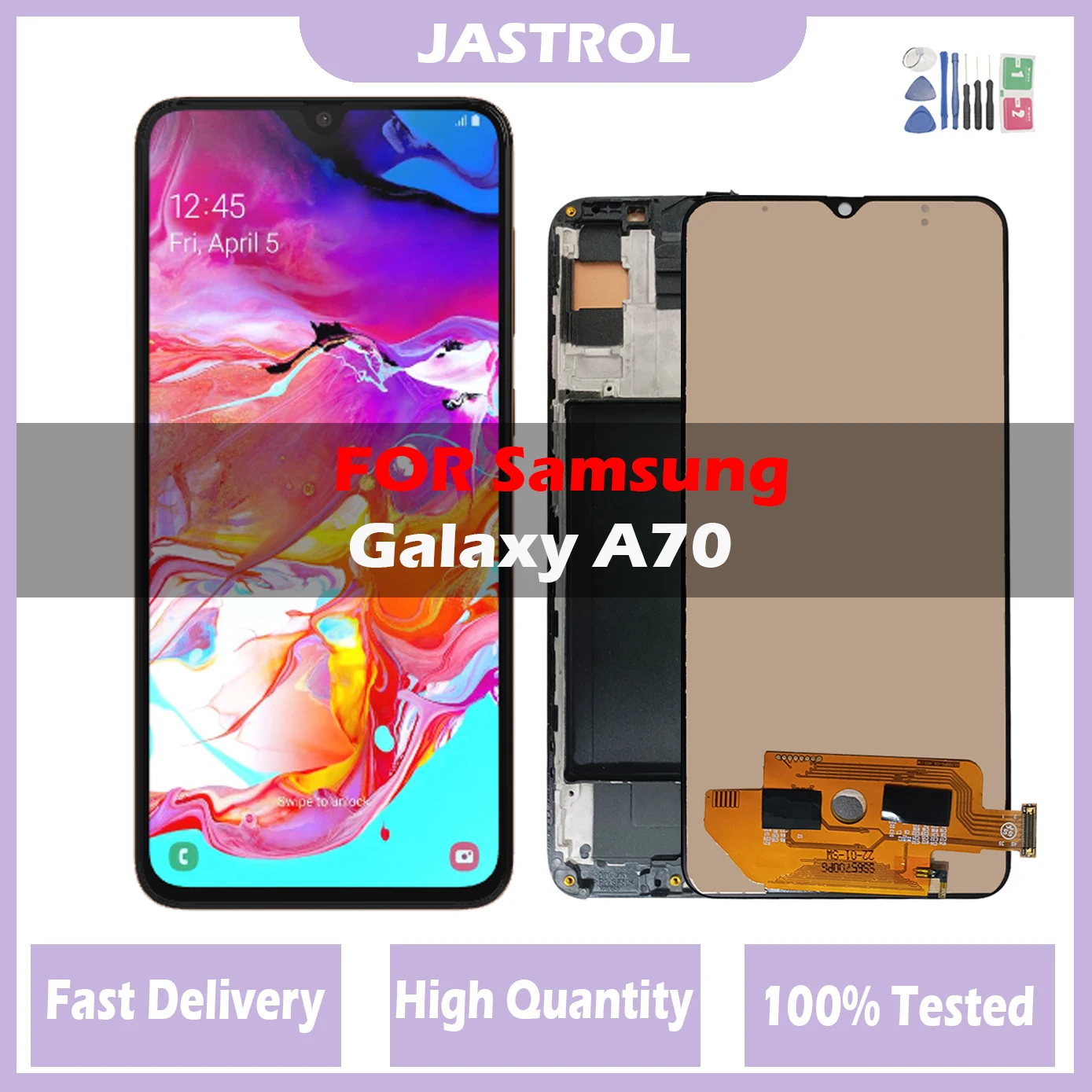 100-Tested-6-7-OLED-For-Samsung-Galaxy-A70-LCD-Display-For-A705-A705F ...