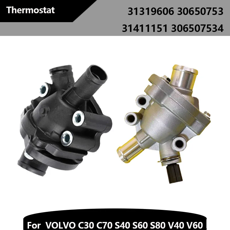 

Auto Cooling System Thermostat Assembly For VOLVO C30 C70 S40 S60 S80 V40 V60 31319606 30650753 31411151 306507534