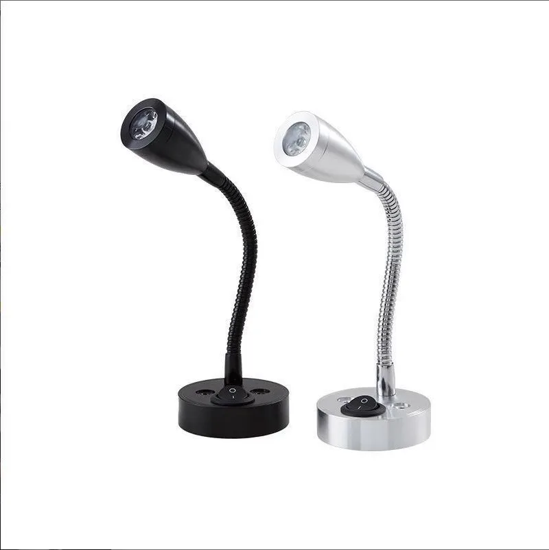 12V 24V RV boat LED reading light flexible touch switch wall light suitable for RV yacht cabin household use