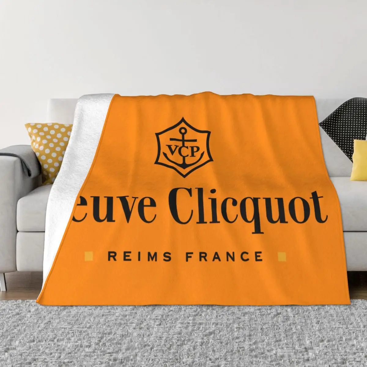 Comfort Veuve Clicquot Accessori Per Coperte Champagne Divano Coperta Decorativa In Pile Super Morbido Per I Viaggi