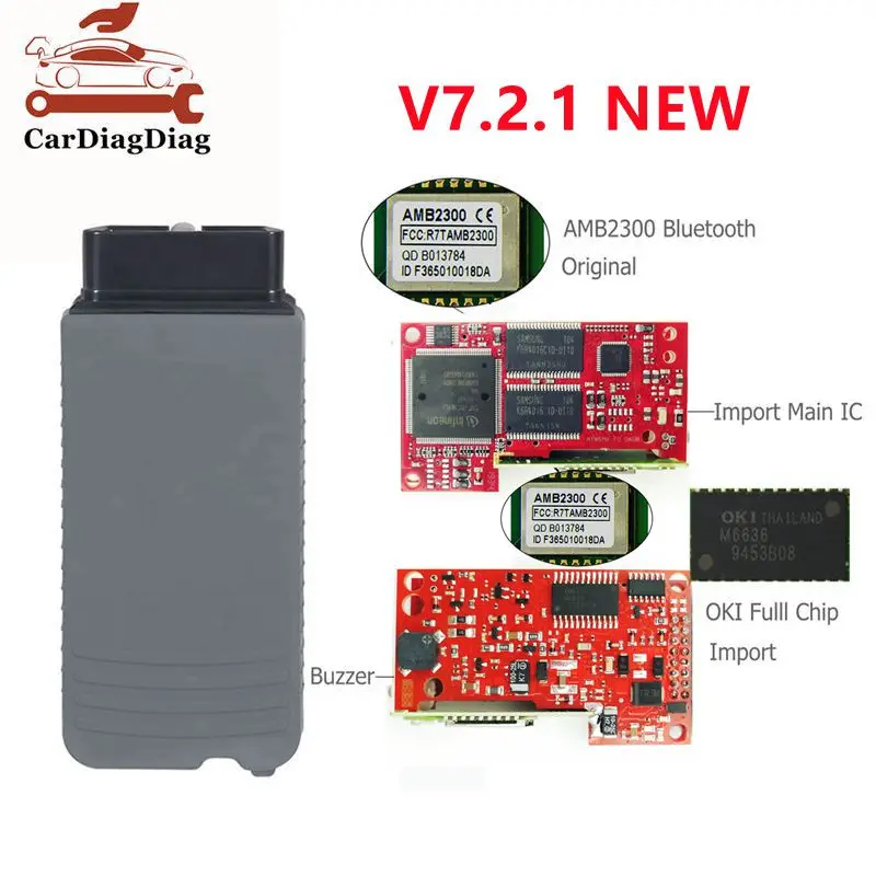 Автомобильный диагностический сканер OBD2 OKI 5054A V7.2.1 Bluetooth AMB2300 6154 WIFI 5054