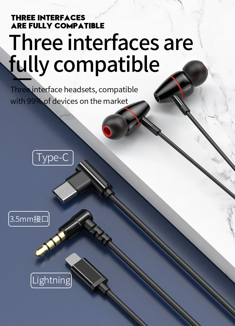 Earphone With Microphone Wired Headphones For IPhone 13 12 11 7 8 Plus XS Max Pro Stereo Earbuds Bluetooth-compatible Earphones bluetooth earphone