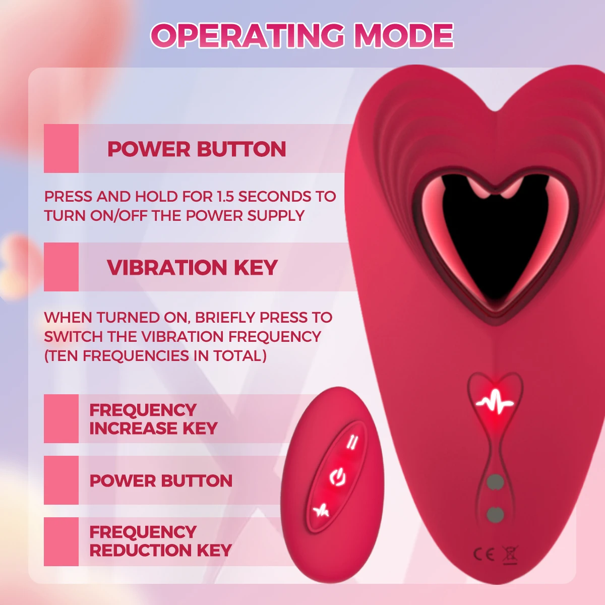 HESEKS Wearable Panty Vibrator with Magnetic Clip App Remote Control Butterfly Vibrator Portable Adult Sex Toys for Women