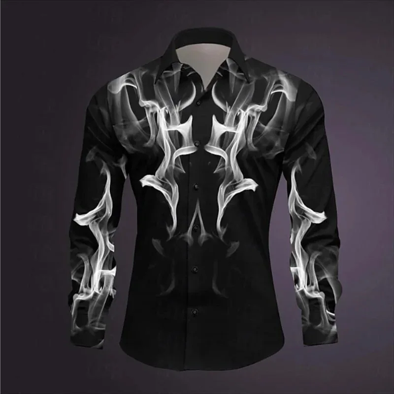 

2024 European and American Spring New Tiger Foreign Trade Cross-Border Men's 3D Digital Printing Street Fashion Long Sleeves