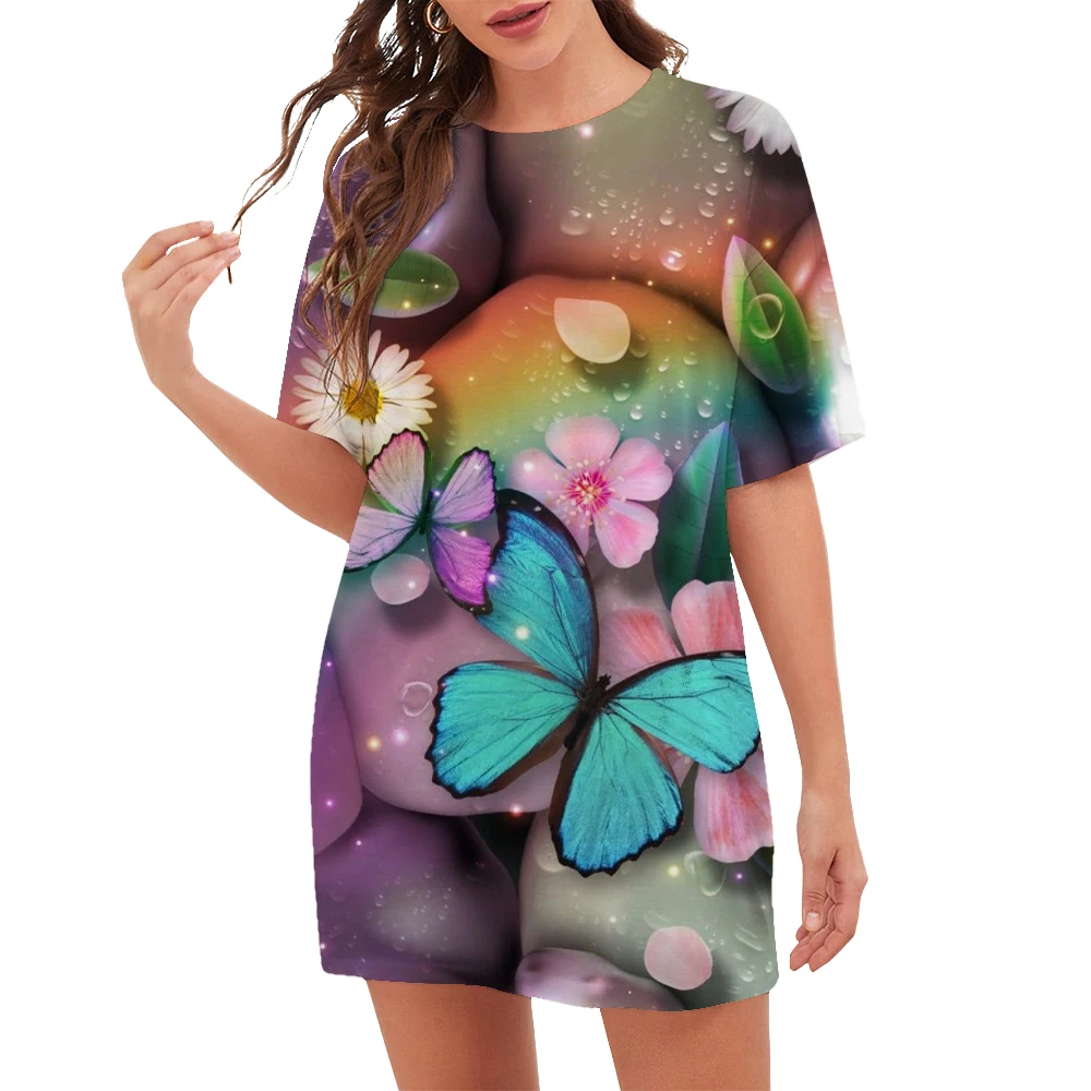 Hot Sale 2023 New Summer Dresses For Women Floral 3D Print