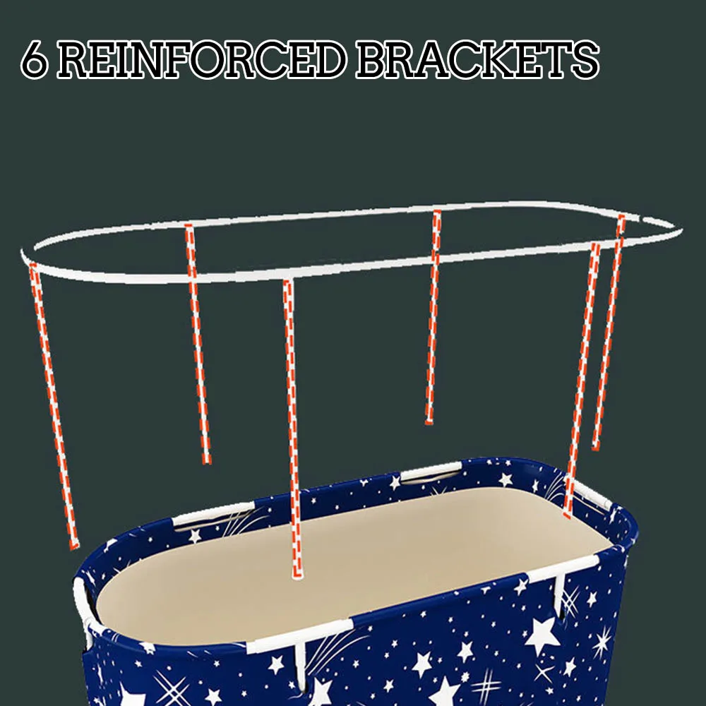 Portable Folding Bathtub For Adult Babies Children Swimming Pool Large Plastic Bathtub Ice Bath Bucket Insulation Bathing SPA