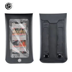 Multifunctional Waterproof Motorcycle Tail Bag with Large Capacity (Only Phone Bag)