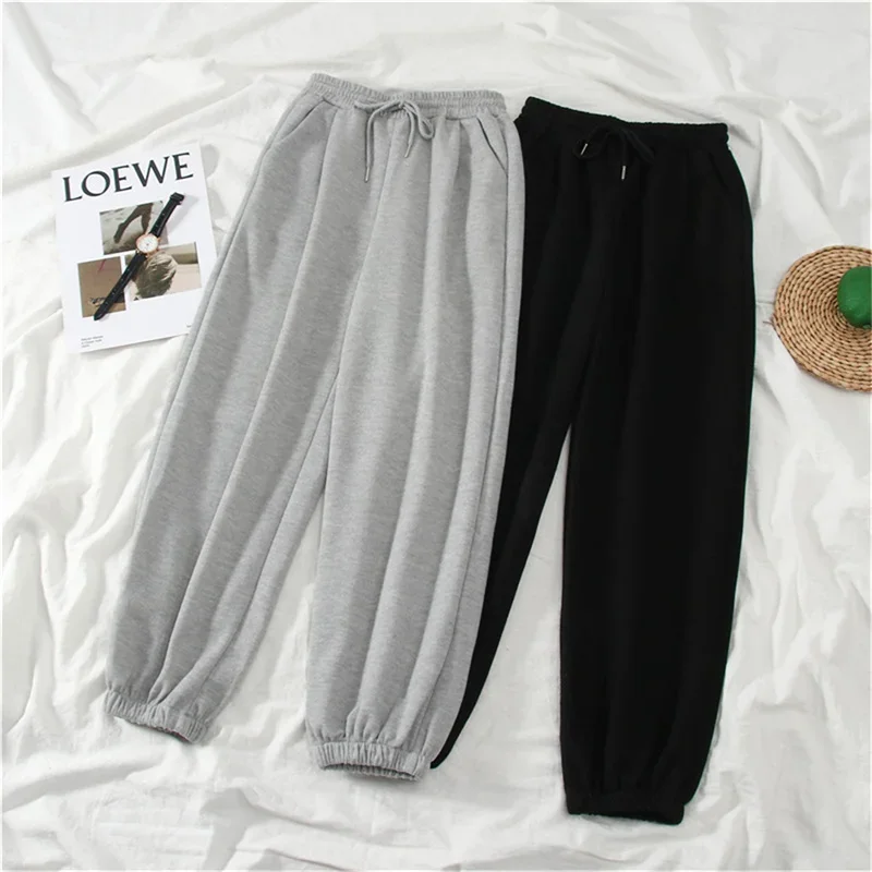 Hot Sales Gray Men Women Sweatpants Autumn New Baggy Fashion Oversize Sports Pants Black Winter Joggers Streetwear Trousers