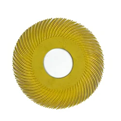 Versatile 6 - Inch Radial Bristle Brush for Jewelry Polishing - Assorted Grits (80Grit)