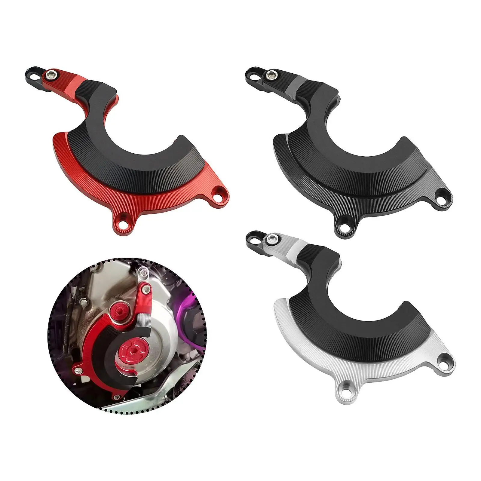 엔진 스테이터 충돌 방지 커버, 액세서리, 설치가 용이함, 전문 수리 부품 보호 장치는 알루미늄 합금을 대체합니다.