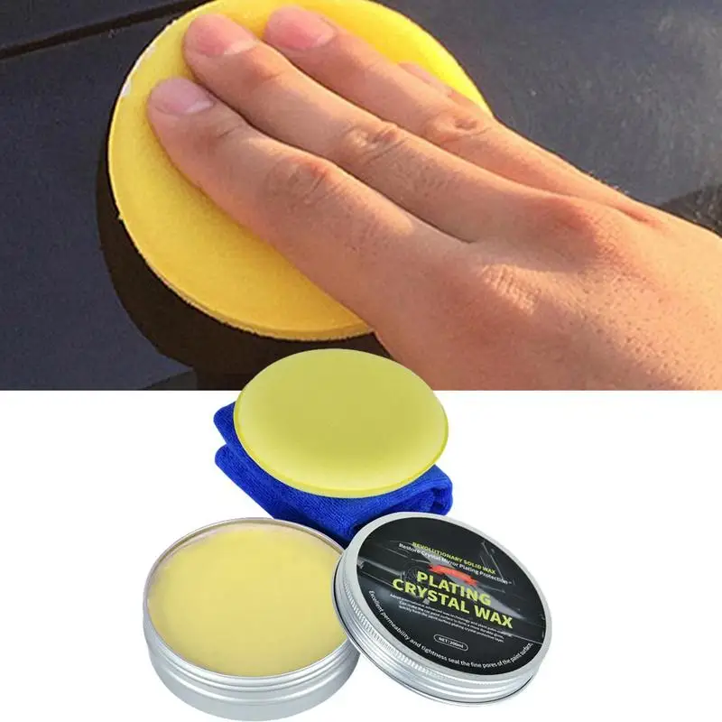 

Car Wax Polishing Paste 200ml Portable Top Coat Paint Sealant Polishing Wax Paste High Gloss Shine Coating Car Accessories