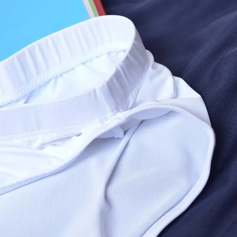 Men Underwear U Convex Sexy Thin Breathable Briefs Summer Ice Elastic Big Cock Boxers Gay U-Convex Dick Boxers Low Waist T-Back