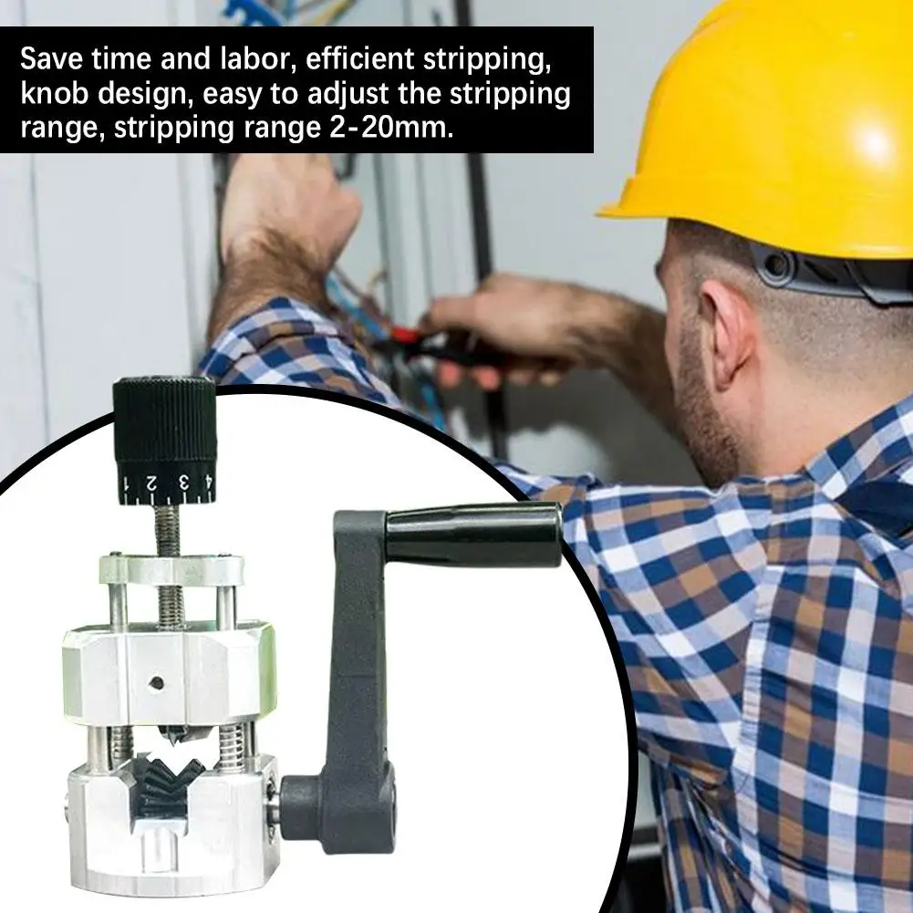 

Портативный ручной инструмент для зачистки проводов, инструмент для зачистки проводов из сплава для электрика, пилировальная машина с ручным механизмом R3I5