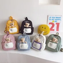 

Children's Backpack New Cartoon Cute Bear Backpack Western Style Girl Princess Small Backpack Kindergarten School Bag