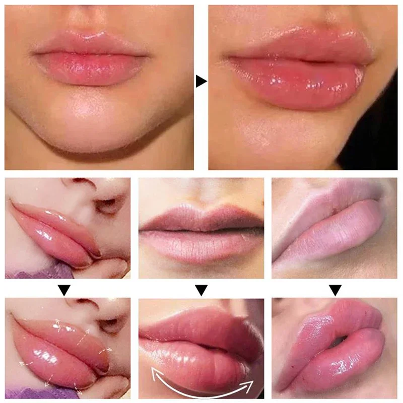 Instant Volumising Lip Plumper Serum Sexy Lip Oil Gloss Long Lasting Moisturizing Reduce Fine Lines Remove Dead Skin Makeup Care