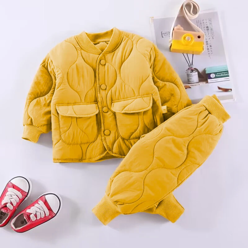 Baby Winter Cotton Jacket & Pants Set 3