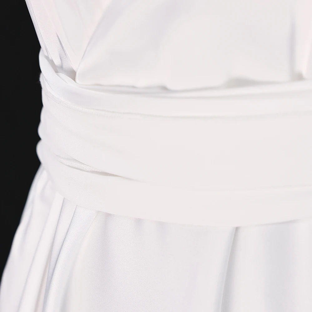 Re:Zero - Starting Life in Another World-Inspired Emilia Wedding Dress Cosplay Costume for Women