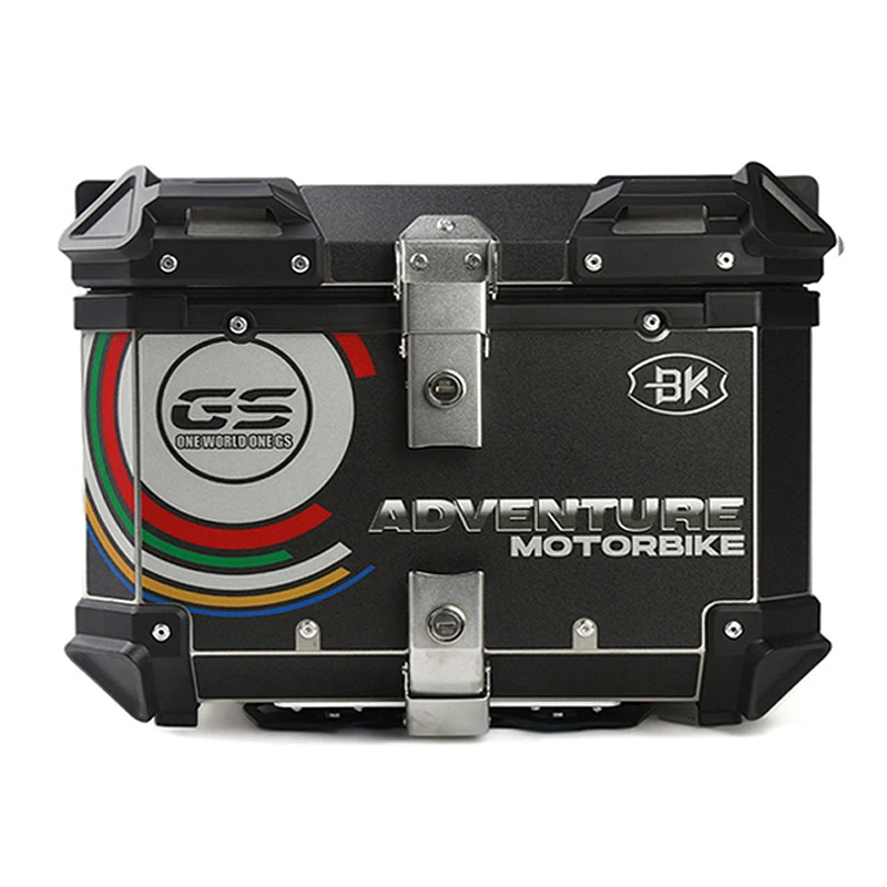 65L/55L/45L/36L Baule Posteriore Per Moto Bauletto In Alluminio Portapacchi Universale Per Moto Valigia Moto Top Box