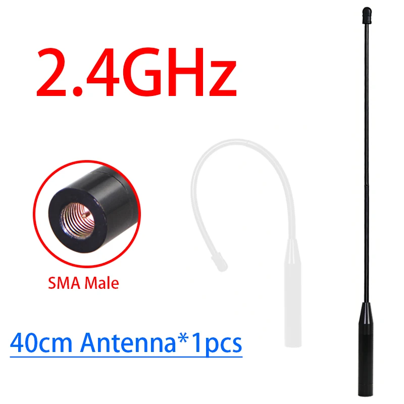 2.4G 소프트 휩 안테나 옴니 수신 안테나 SMA (낚시 루어 원격 제어용 및 잉어 보트용 원격 제어 안테나)