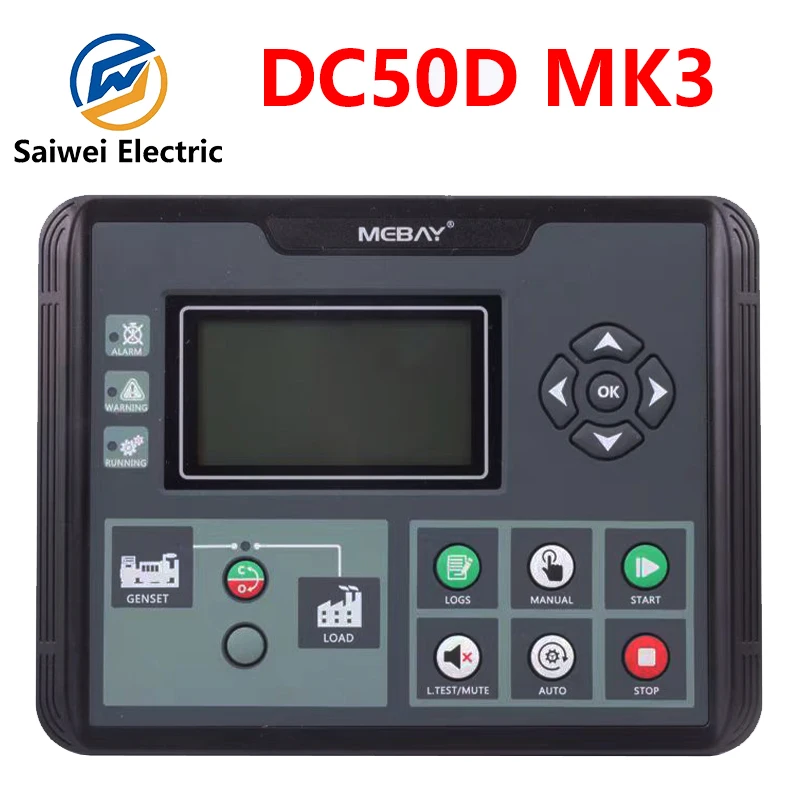 Mebay 디젤 발전기 세트, 컨트롤러 발전기 세트, DC50D, DC52D, MK3, 컨트롤패널