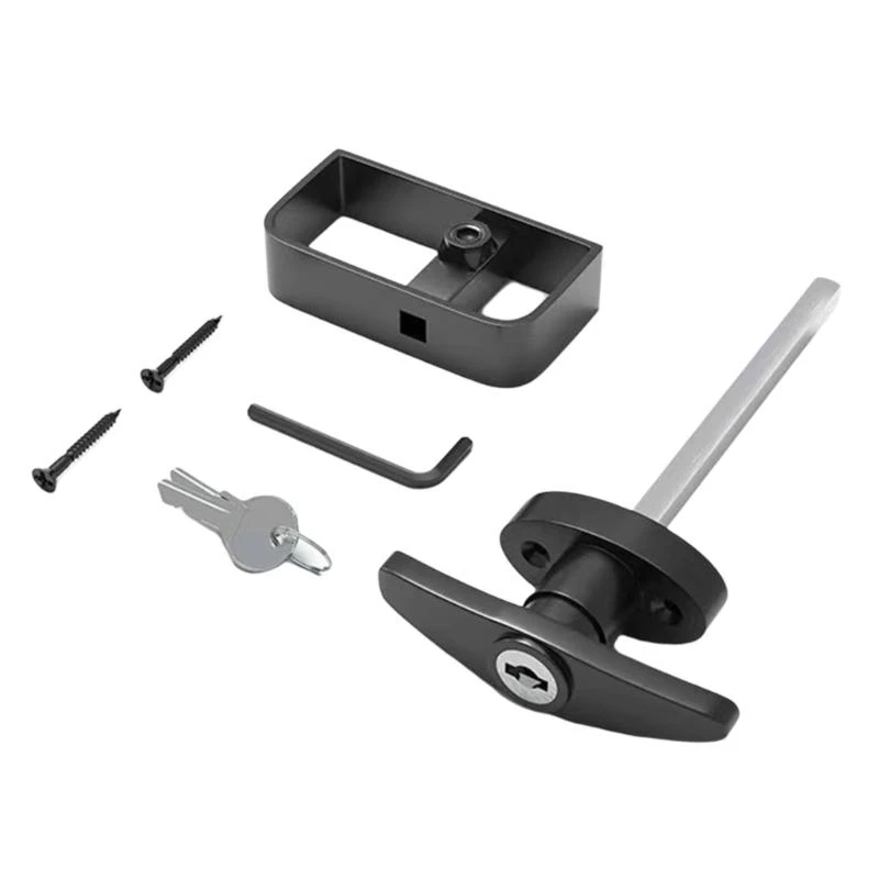 Shed Door Lock Longer Stem easy installs Shed Door Handle Lock for Thick door