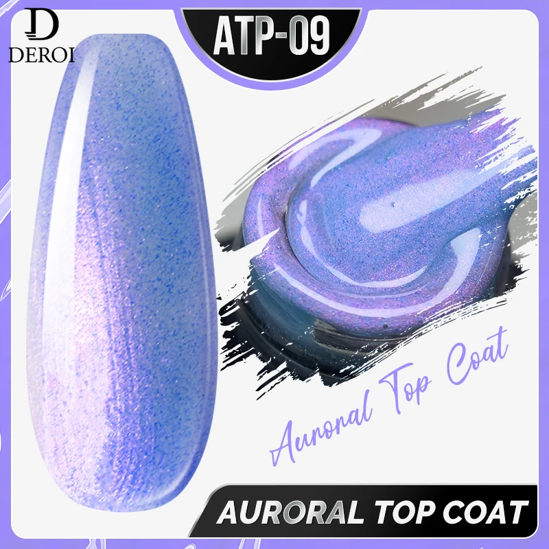 CNails Auroras Top Coat UV Gel Nail Polish Clear White Matte Top Coat Diamond 8ml Multi-Use Varnish Gel Nail Arts Accessories Gel Nail Polish Gel Nail Varnish Nail Polish Finish