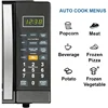 Countertop Microwave Oven,Sleek Mirrored Finish 10 Power Levels, 6 Auto Menus,Glass Turntable and Child Safe Lock,1.1 Cu. Ft 6