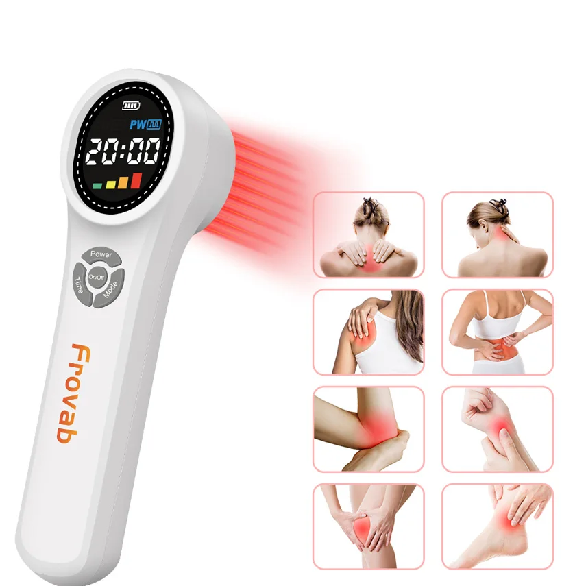 

1760mW Class 4 Low Level Cold Laser LLLLT Laser Therapy Devive Machine 660nm 810nm 980nm Medical Grade for Neck Back Pain Relief