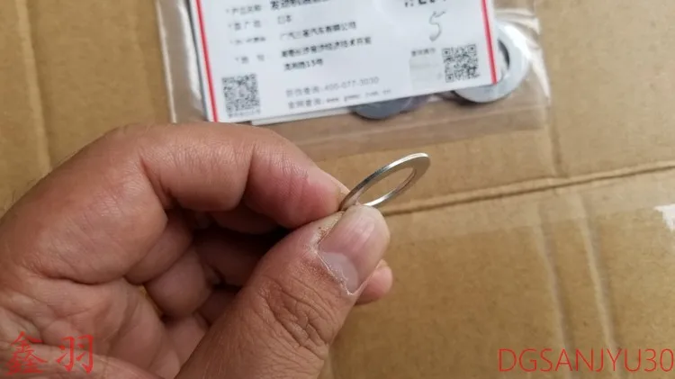 PAJERO V73V77V97V93V87 PAJEROSPORT GASKET ENG OIL PAN DRAIN PLUG D = 14 MF660035 1pack5pcs