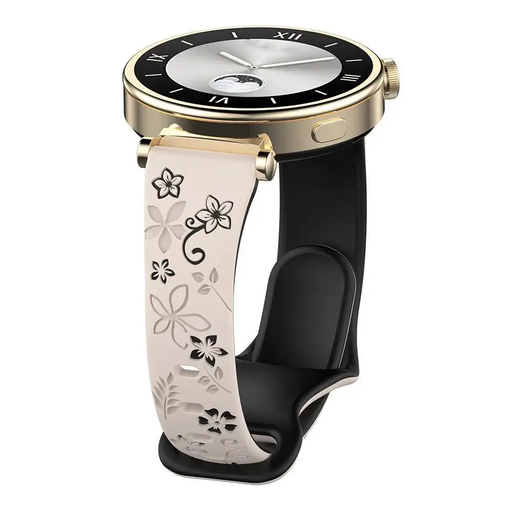 Elegant Silicone Engraved Bracelet