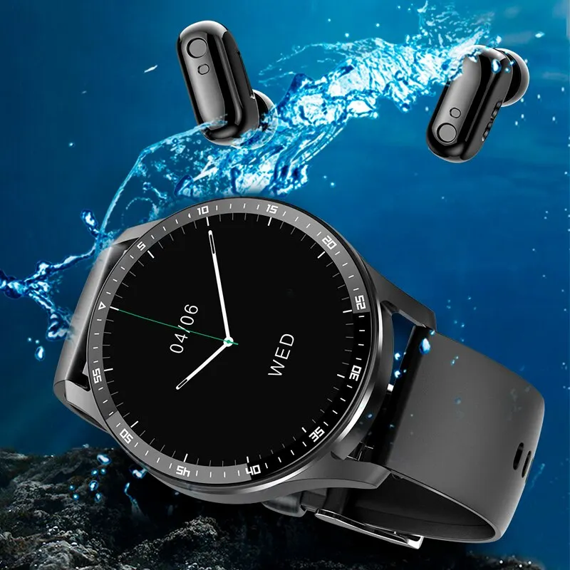 X7 Headset Smart Watch TWS 2 in 1 Wireless Bluetooth Earphone Blood  Pressure Heart Rate TestingSport Smartwatch