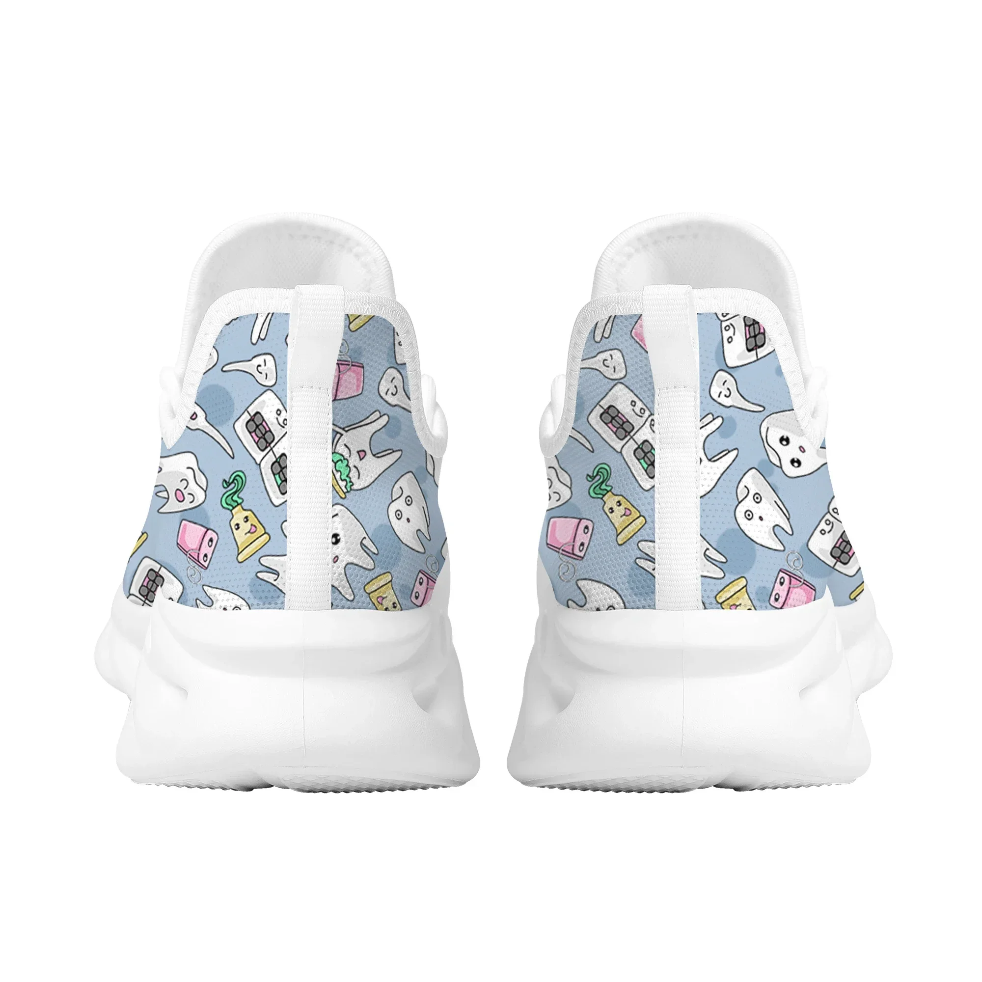 Dental Equipment Manga Print Ladies Flat Shoes New Trend Street Fashion Walking Shoes Comfortable Breathable Youth Sneakers Gift