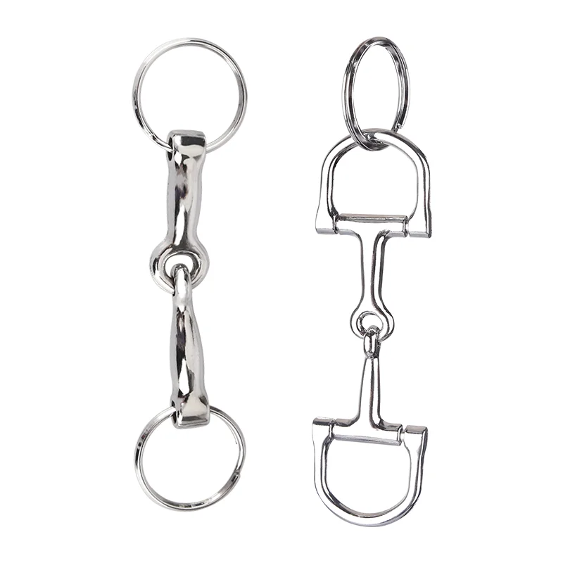 saddlery key keychain hook clasp Equestrian accessories gag bit stirrup decoration 8901008 3