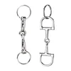 saddlery key keychain hook clasp Equestrian accessories gag bit stirrup decoration 8901008 3