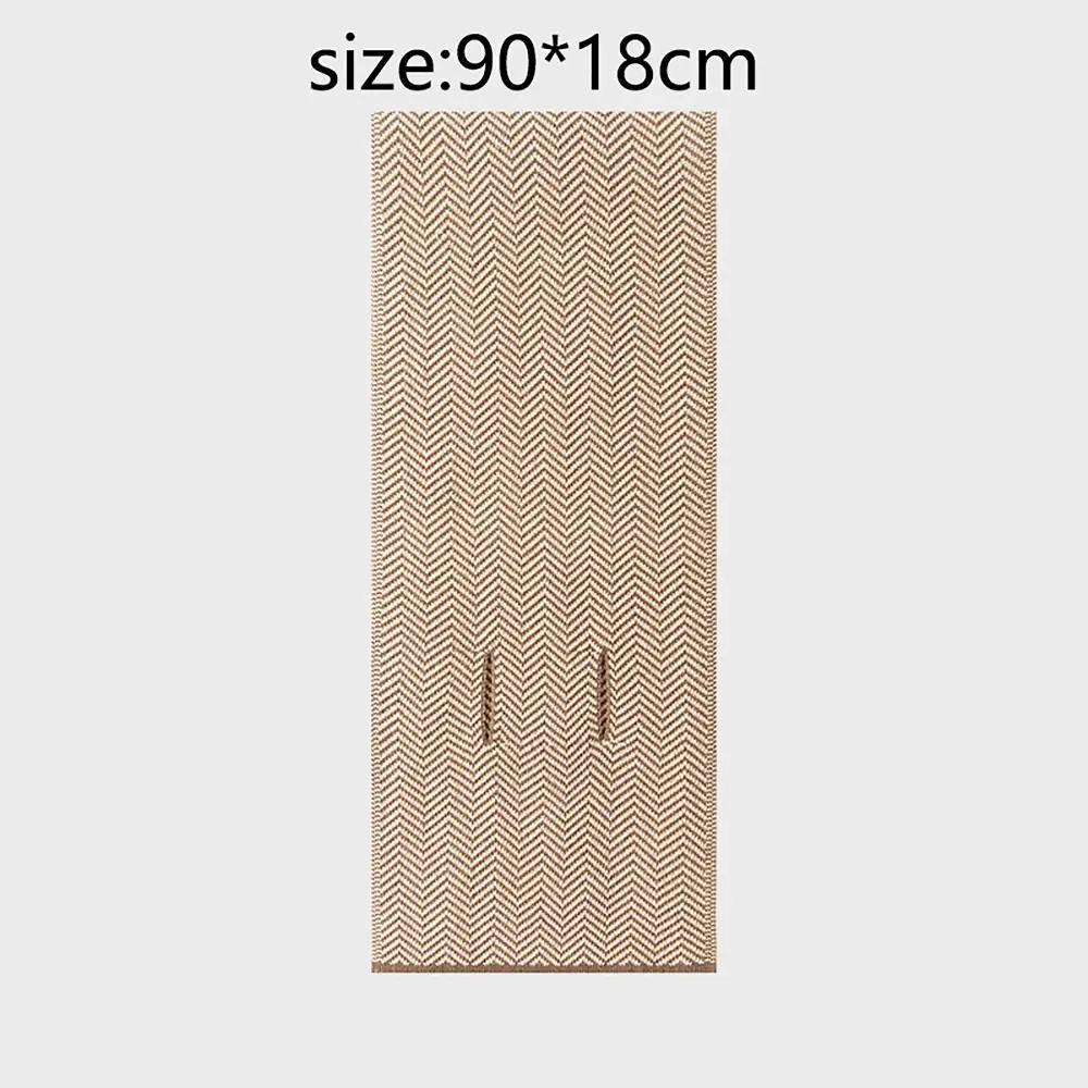 Elegant 90x18cm Knitted Scarf Line All-match Thickened Shawl Winter Warm Short Scarves for Woman Man 6
