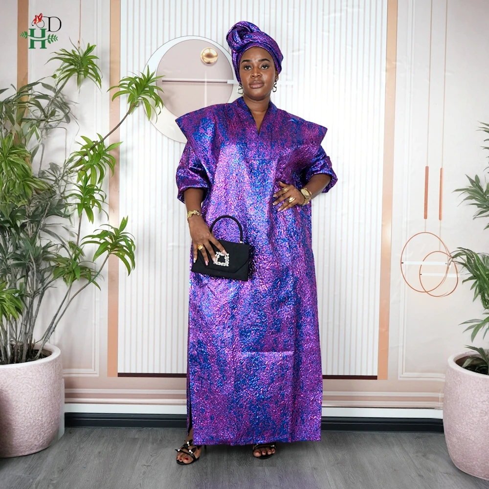 knee length dresses for ladies 3pc Drawstring African Print Chiffon Kaftan top and Trouser Set main image 1
