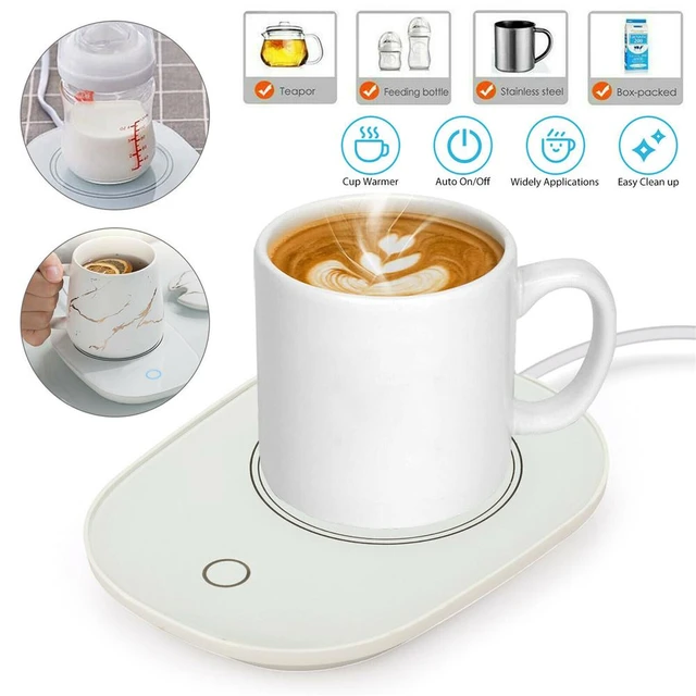 16W Electric Coffee Mug Warmer Portable Cup Warmer Home Office Heating  Coaster