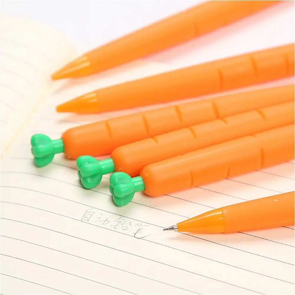 0,5/0,7mm Karotte Kaktus Mais Druckbleistift Druckbleistift Cartoon Niedlich Kreative Weiche Bequeme Gel Stift Presse Stift – Detail 9