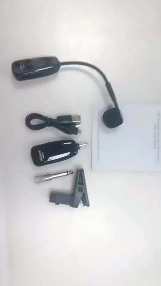 2,4 G draadloze saxofoon microfoon clip op muziekinstrumenten microfoon