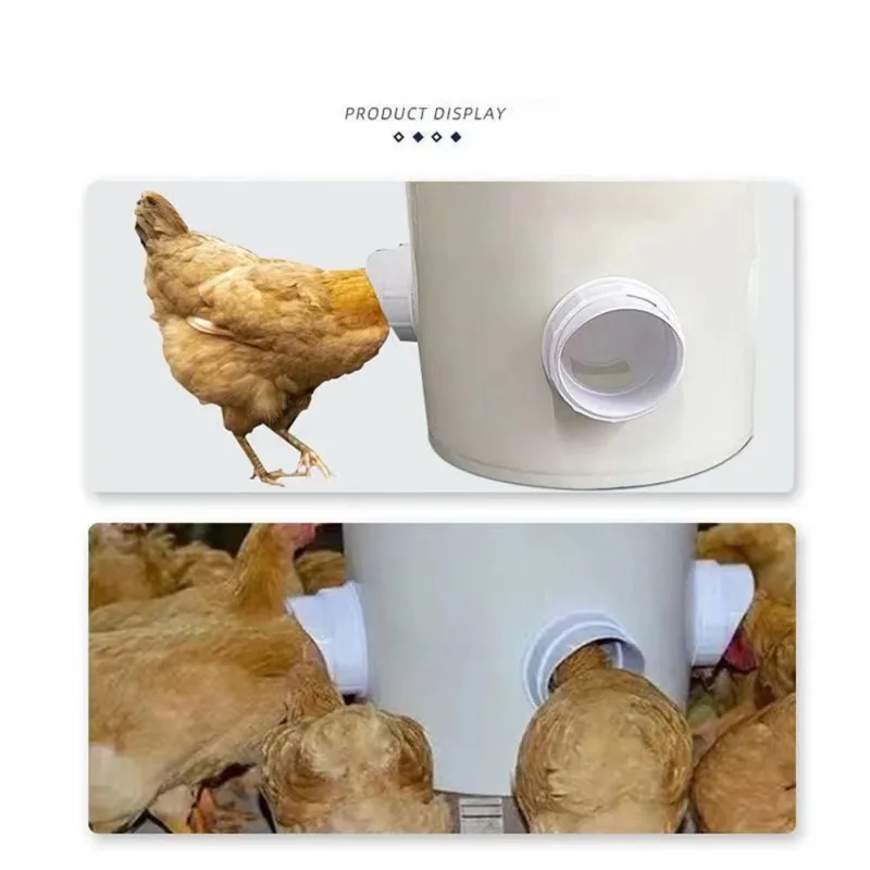 Chicken Poultry Feeder DIY Rain Proof Gravity Feed Kit
