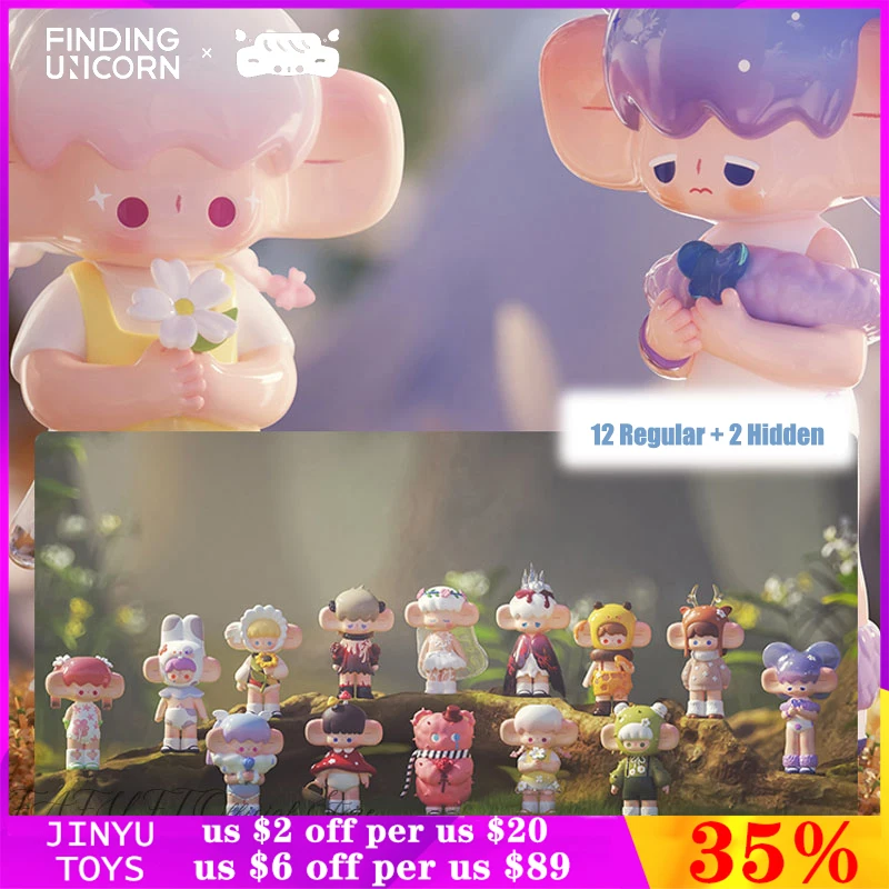 Original Swallowing Cloud Island Whisper of Flower Series Cute Doll Anime Action Figure Blind Box Trendy Toy Girl Birthday Gift