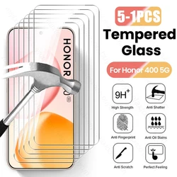 Clear Crystal Protective Case with 9H Tempered Glass Screen Protector for Honor 600 5G (2Pieces)